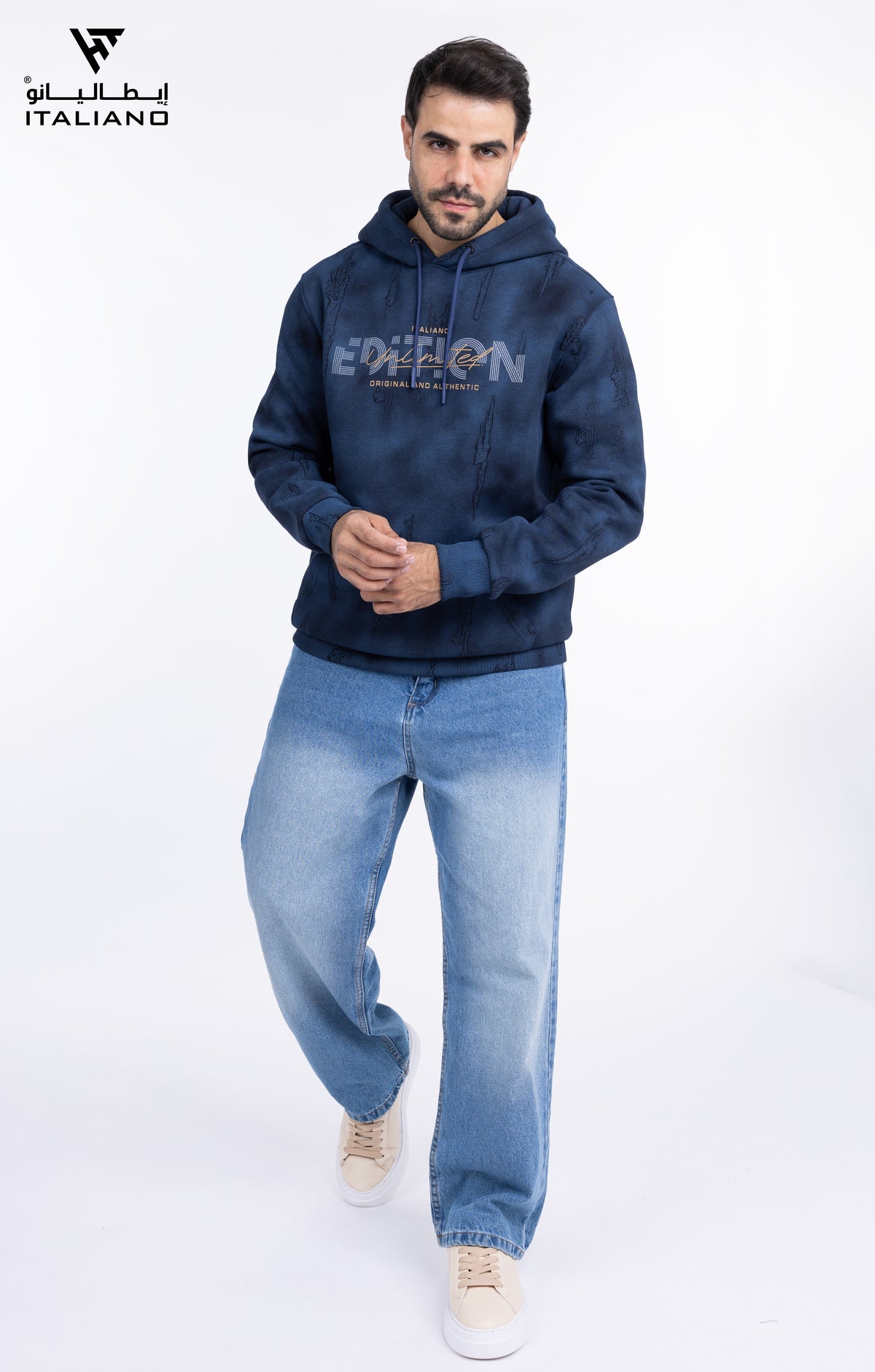 Men Hoodie Italiano811