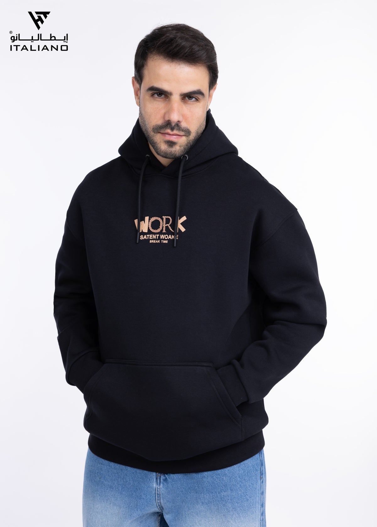 Men OverSize Hoodie Italiano93