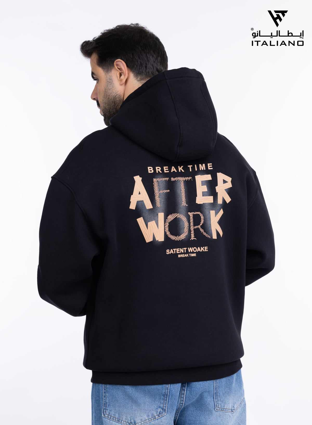 Men OverSize Hoodie Italiano93