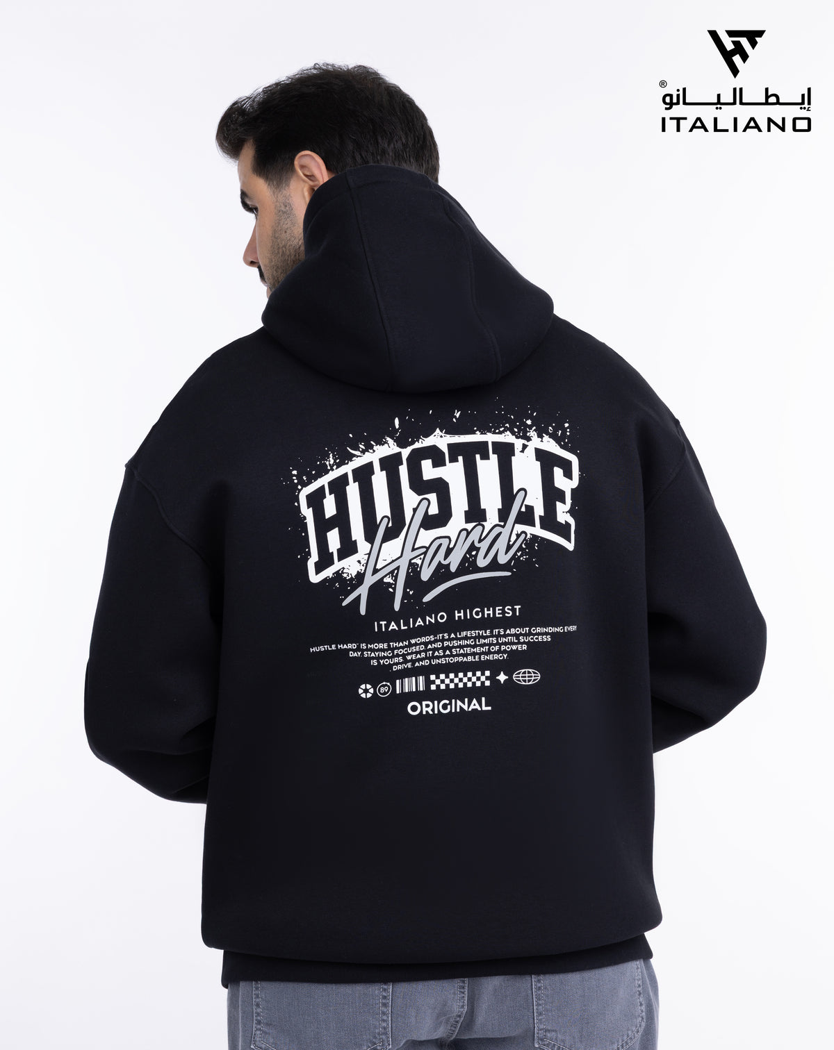 Men OverSize Hoodie Italiano67