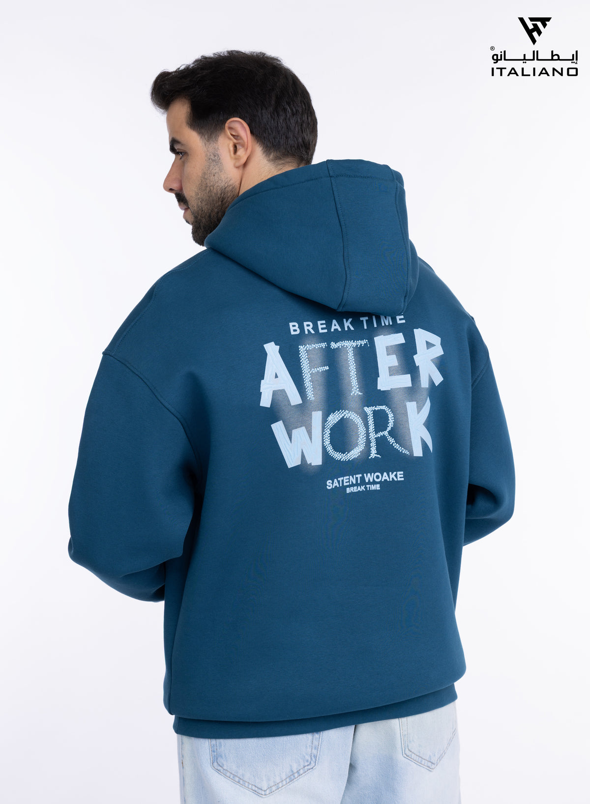Men OverSize Hoodie Italiano93