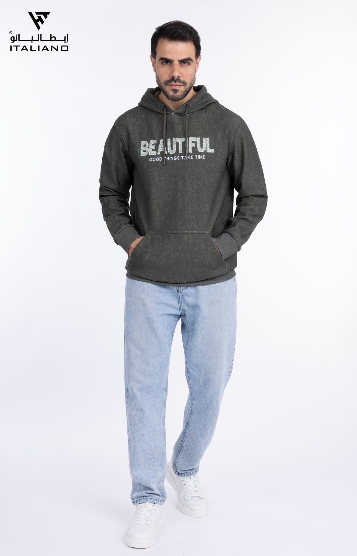 Men Hoodie Italiano1000