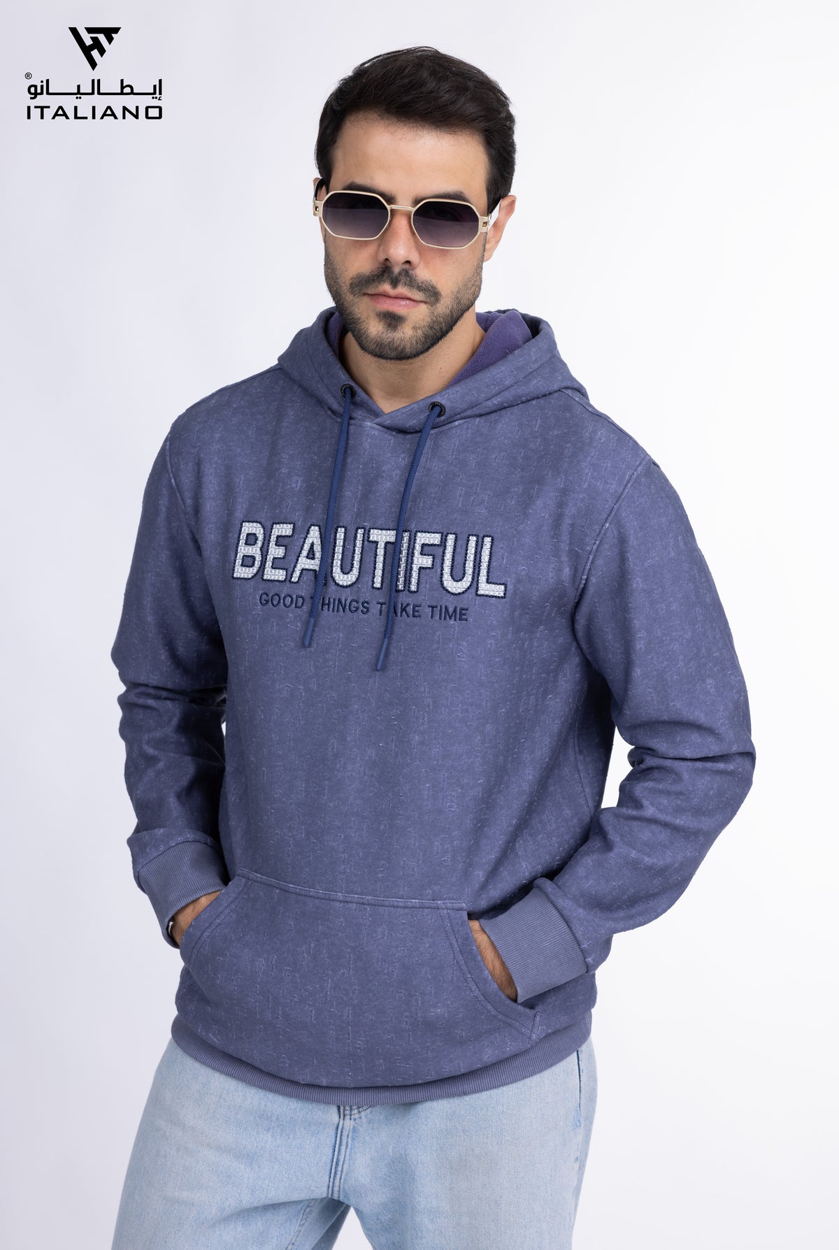 Men Hoodie Italiano1000