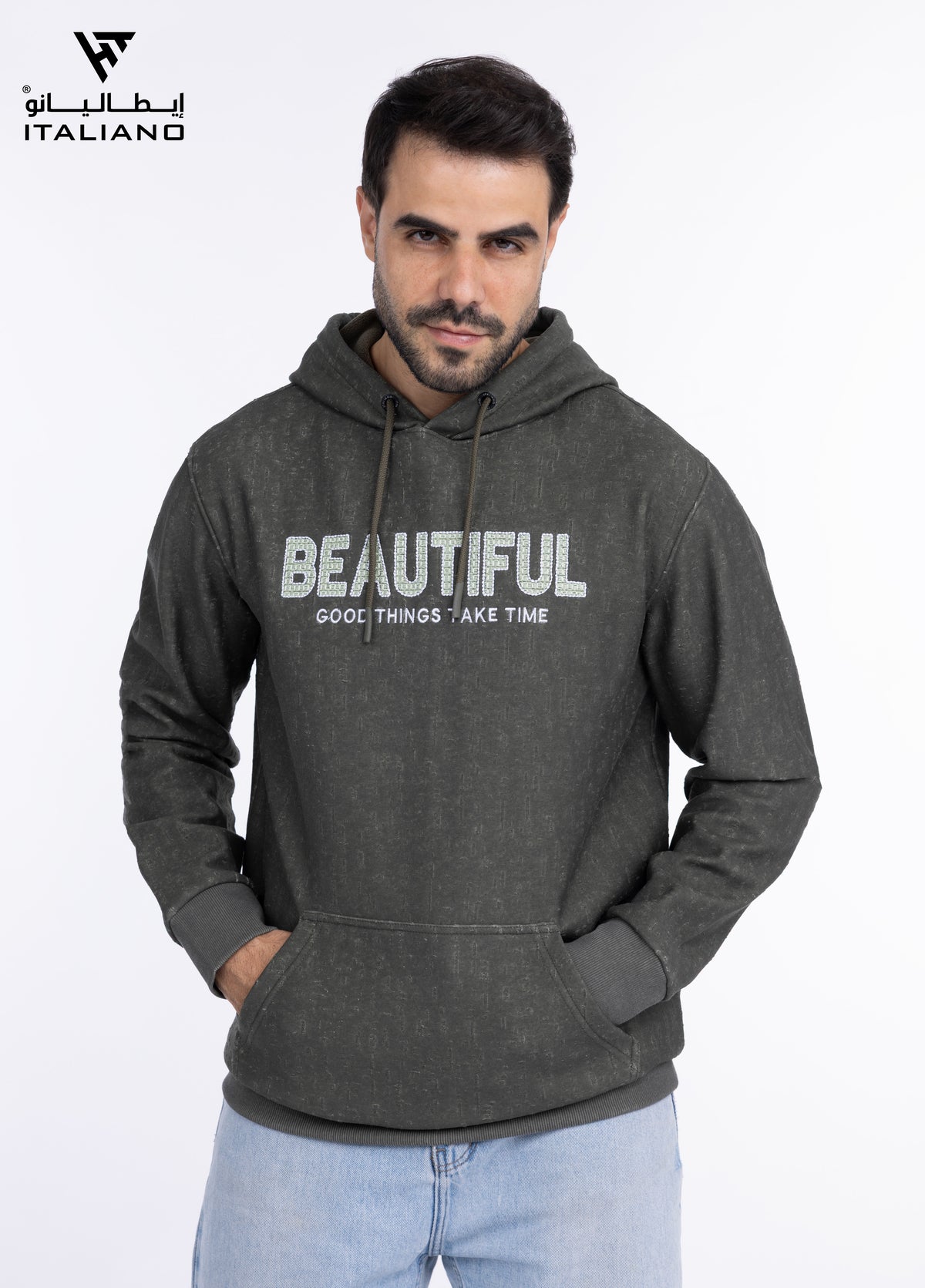 Men Hoodie Italiano1000