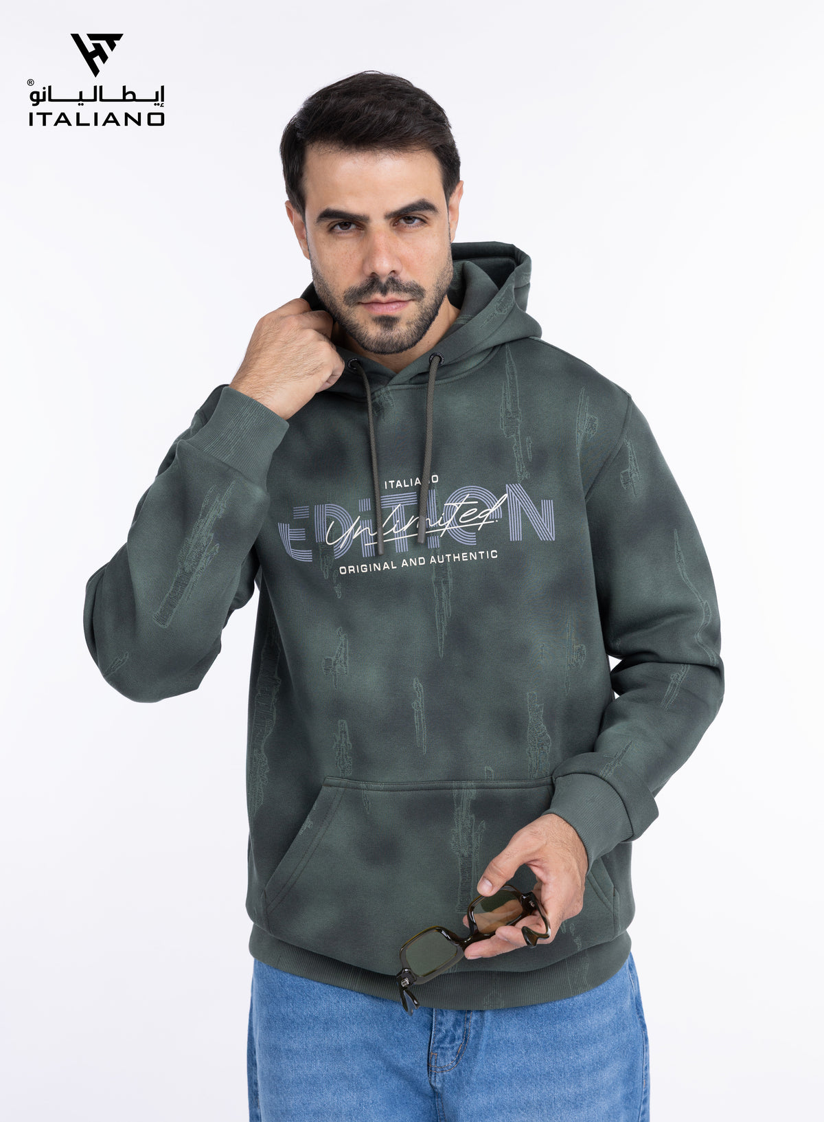 Men Hoodie Italiano811