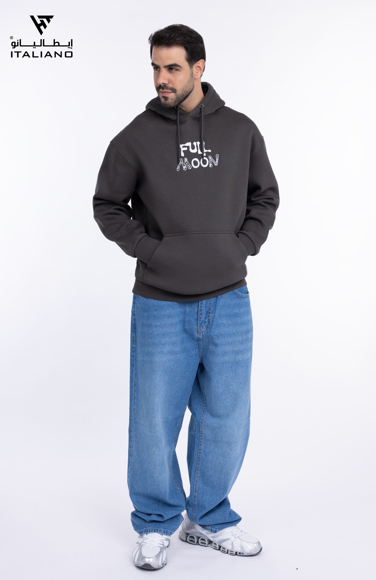 Men OverSize Hoodie Italiano90