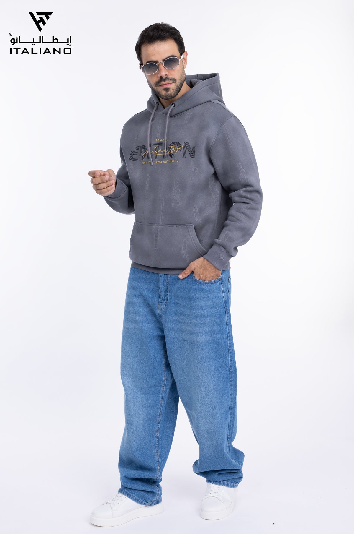 Men Hoodie Italiano811
