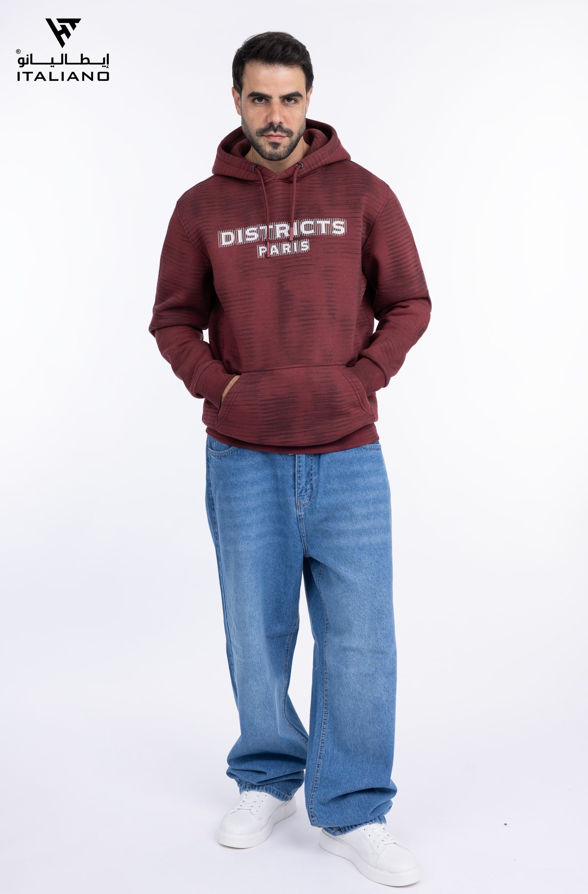 Men Hoodie Italiano812