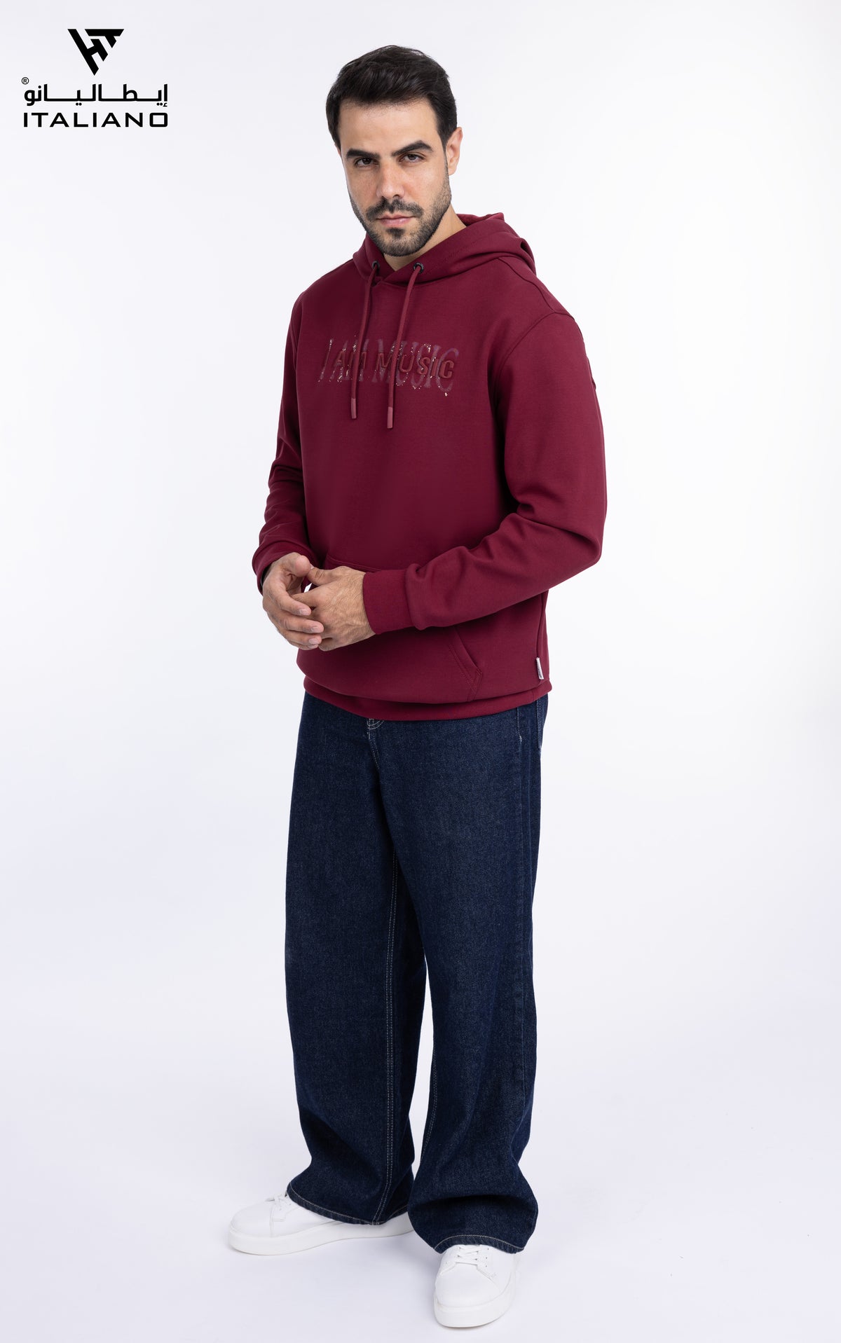 Men Hoodie Italiano261