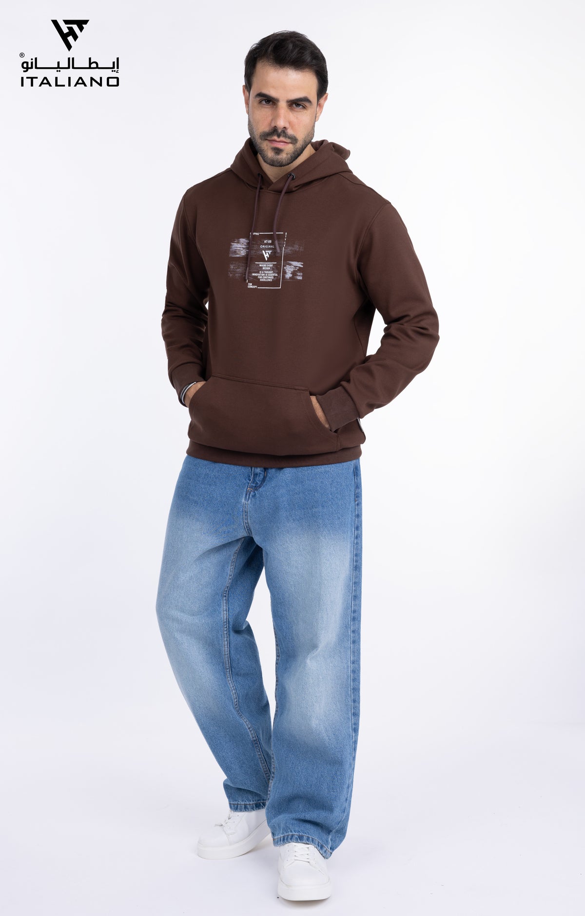 Men Hoodie Italiano248