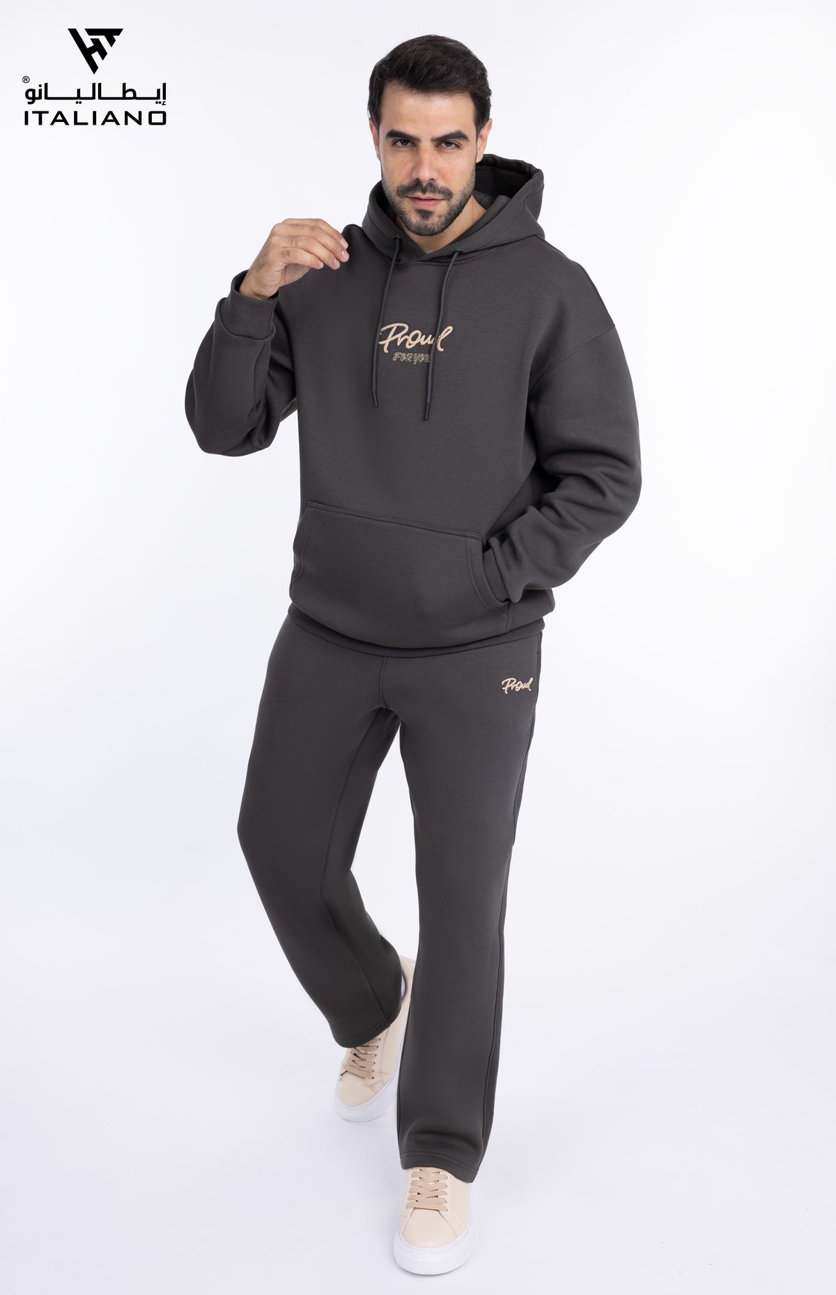 Men OverSize Hoodie Set Italiano78