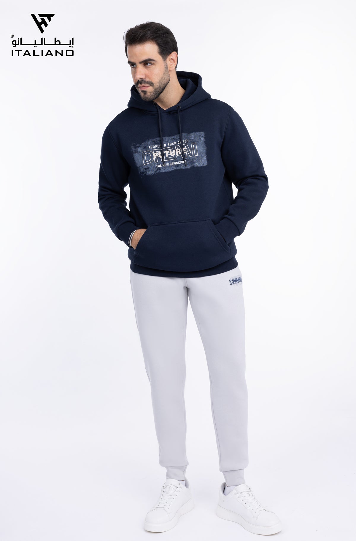 Men Hoodie Set Italiano73