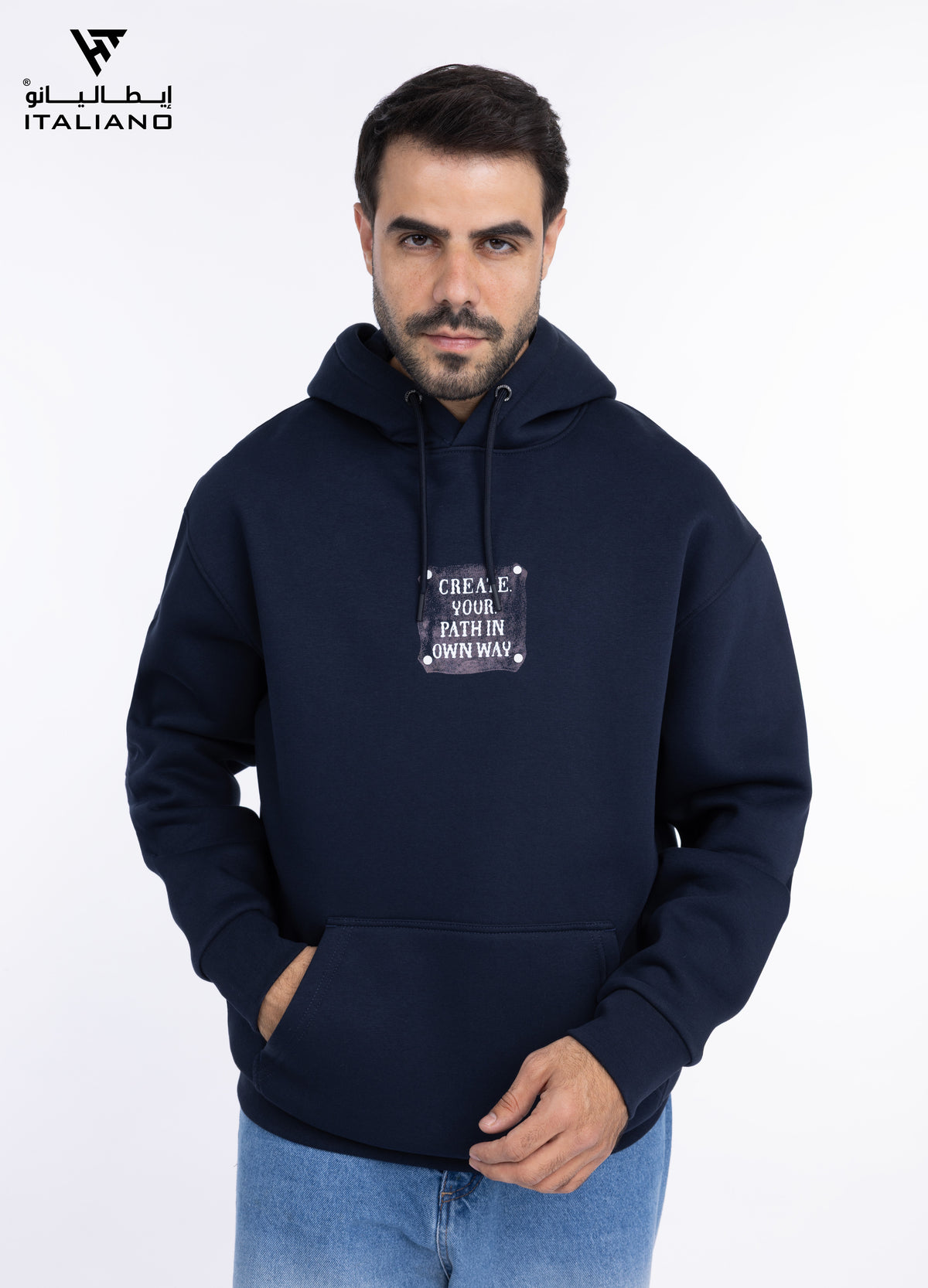 Men OverSize Hoodie Italiano87