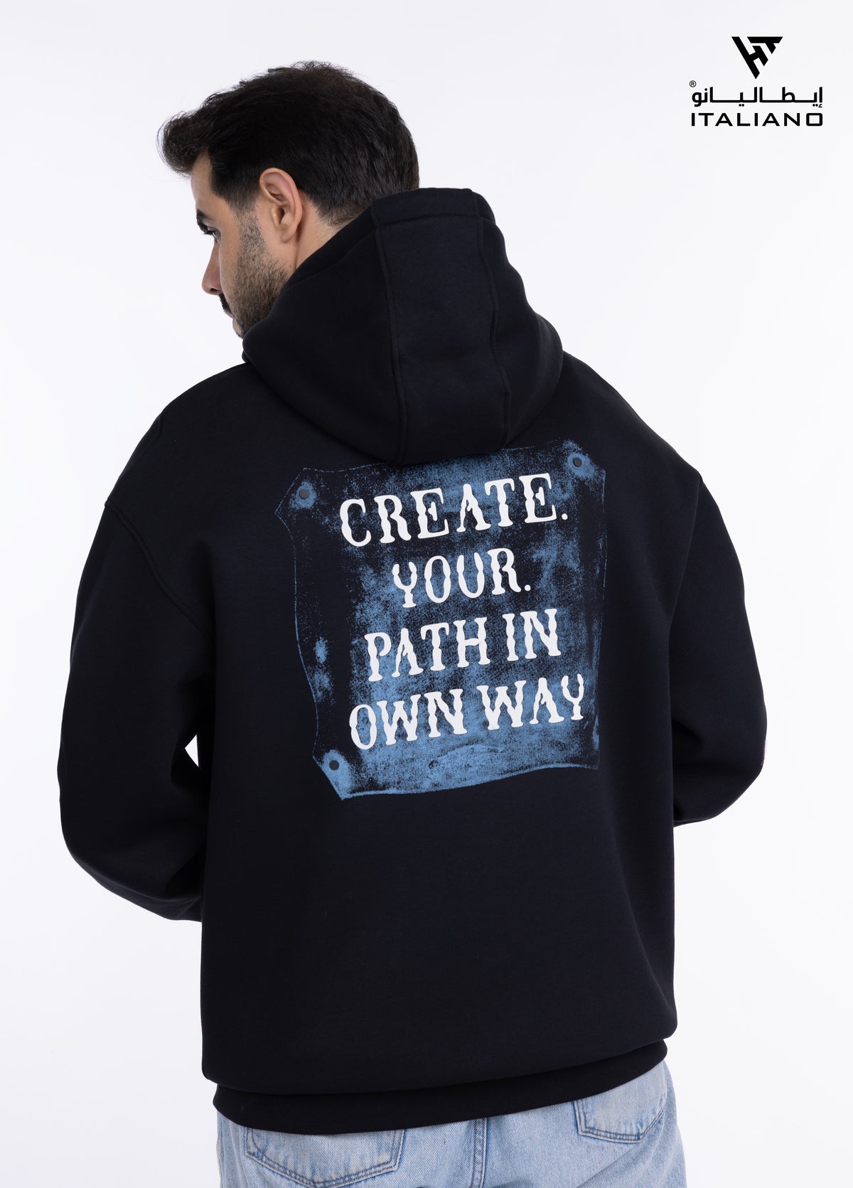 Men OverSize Hoodie Italiano87
