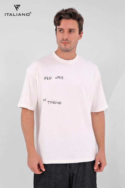 Men T-shirt Over size Italiano TS 217