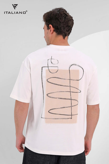 Men T-shirt Over size Italiano TS 217