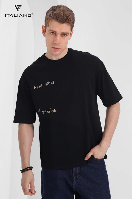 Men T-shirt Over size Italiano TS 217