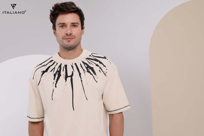 Men T-shirt Over size Italiano TS 264
