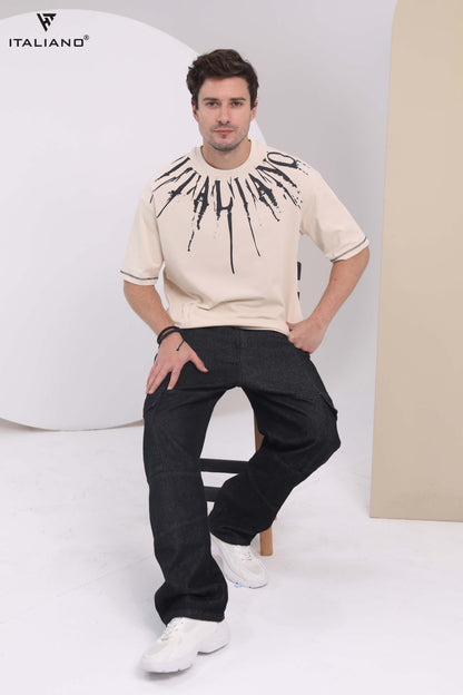 Men T-shirt Over size Italiano TS 264
