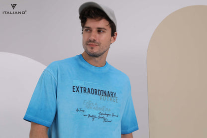 Men T-shirt Over size Italiano TS 342