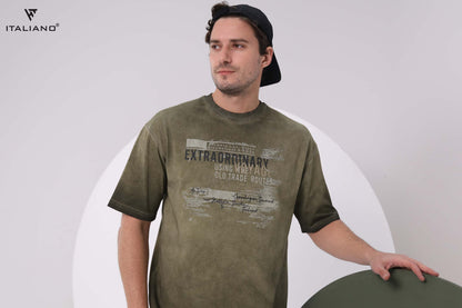 Men T-shirt Over size Italiano TS 342