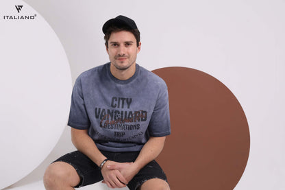 Men T-Shirt OverSize Italiano ITSH345