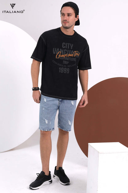 Men T-Shirt OverSize Italiano ITSH345