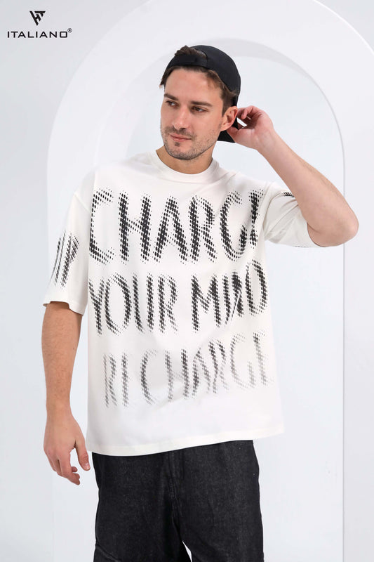 Men T-shirt Over size Italiano TS 276