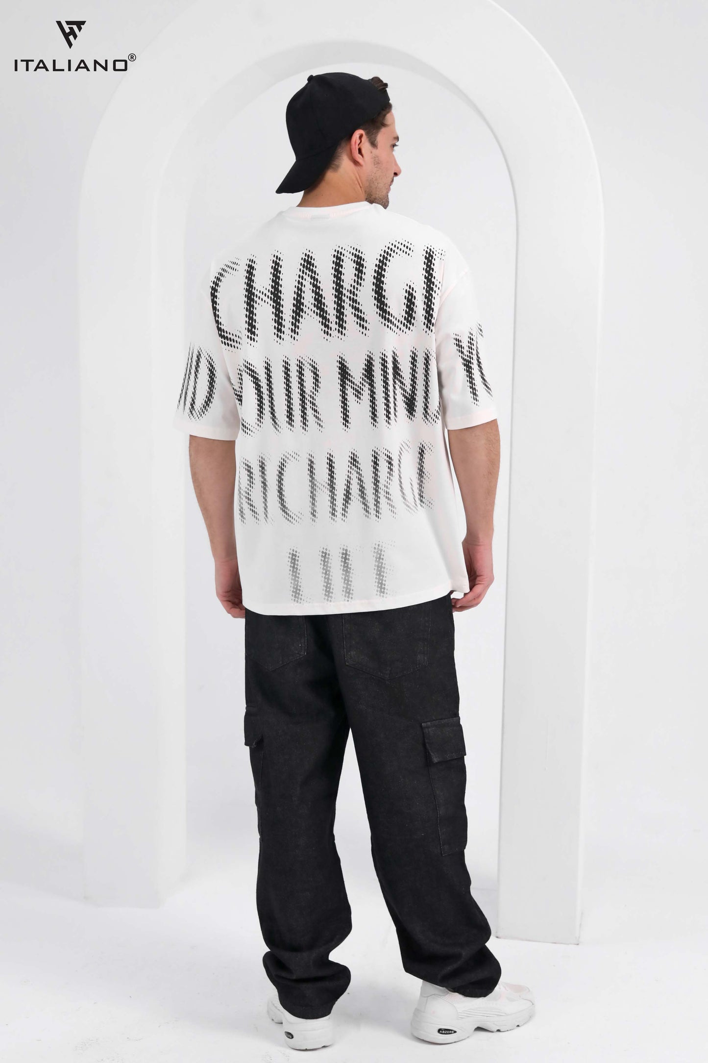 Men T-shirt Over size Italiano TS 276