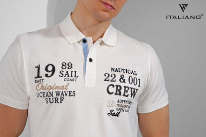 Men T-Shirt Polo Italiano ITSH08