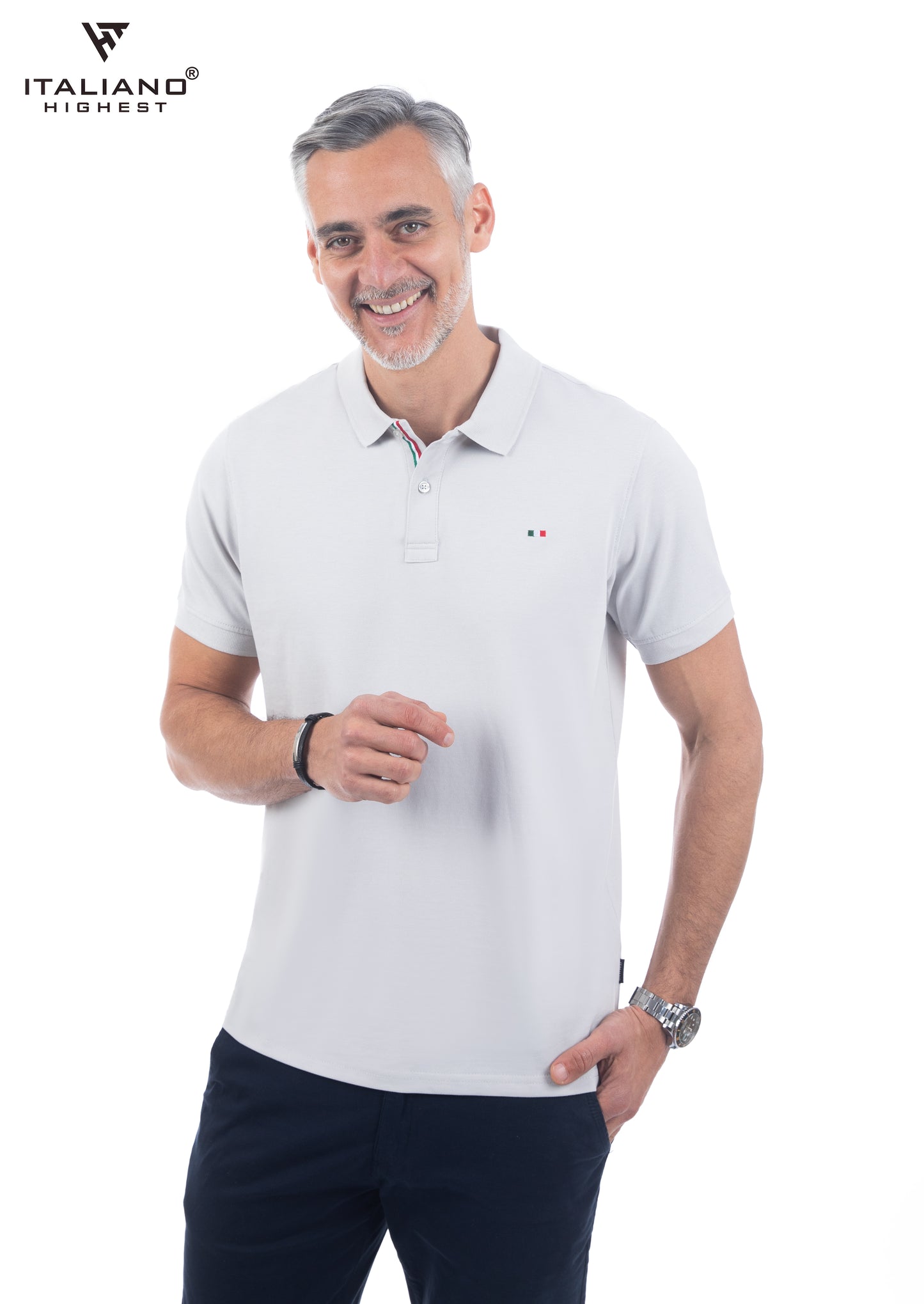 Men T-Shirt Polo Italiano ITSH320