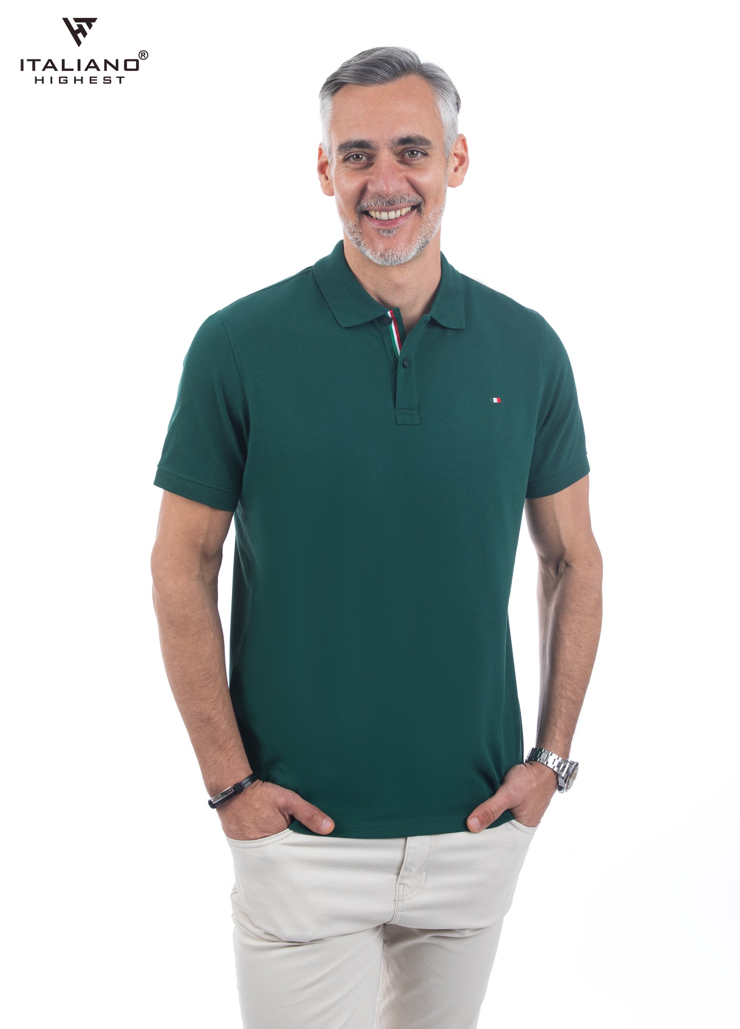 Men T-Shirt Polo Italiano ITSH320