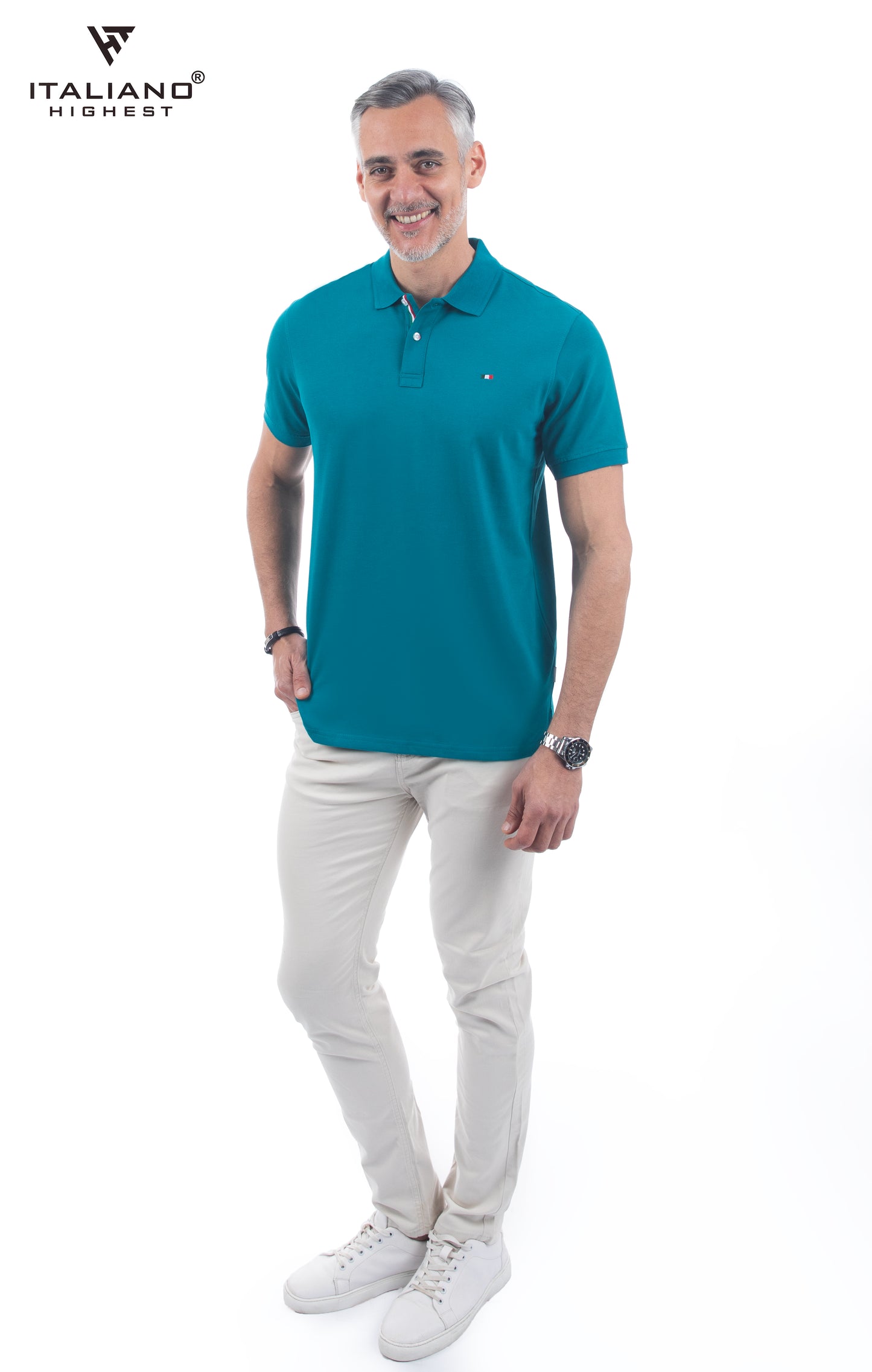 Men T-Shirt Polo Italiano ITSH320