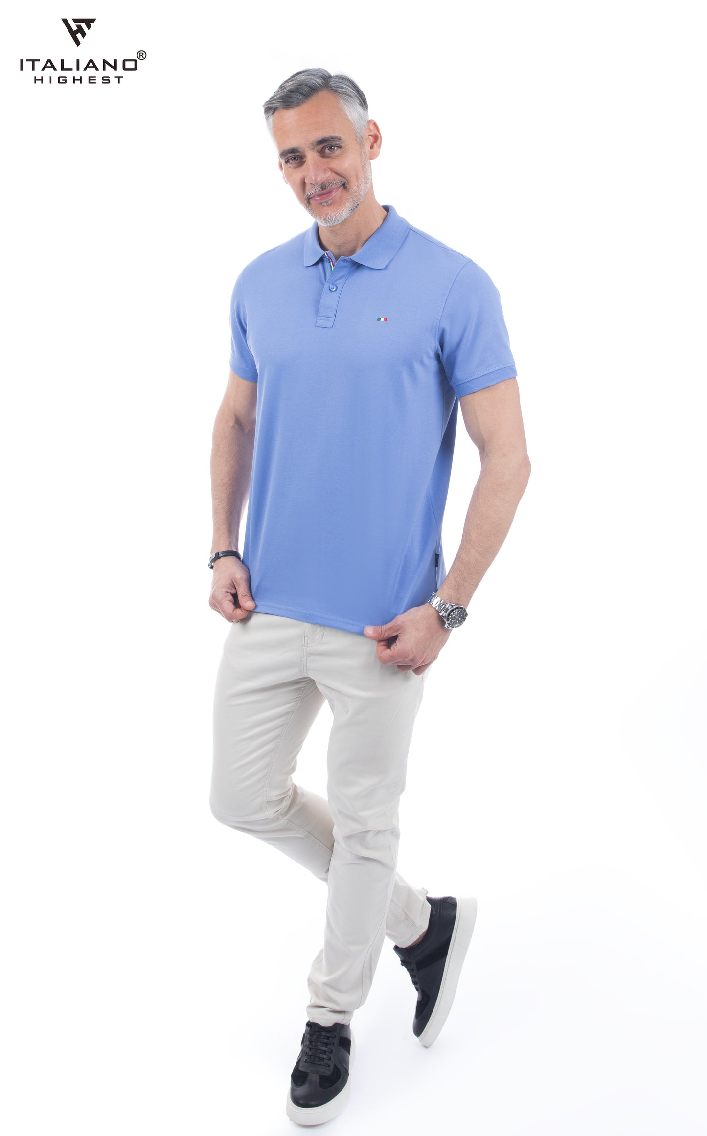 Men T-Shirt Polo Italiano ITSH320
