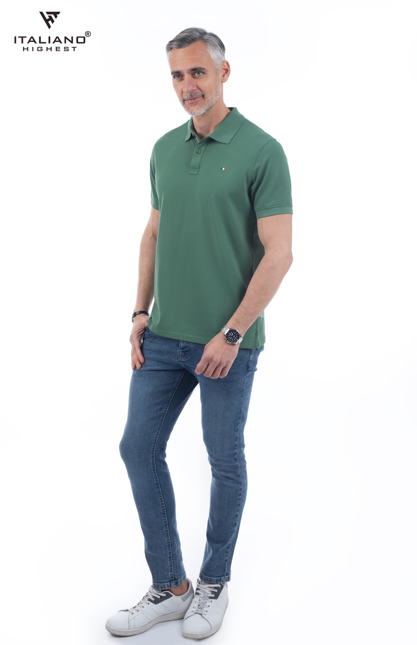 Men T-Shirt Polo Italiano ITSH320
