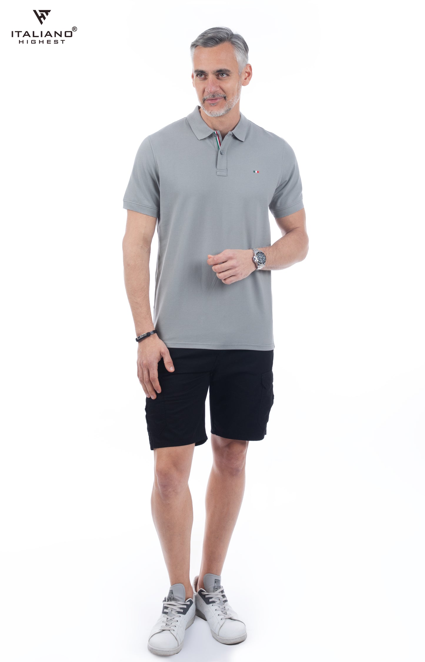 Men T-Shirt Polo Italiano ITSH320