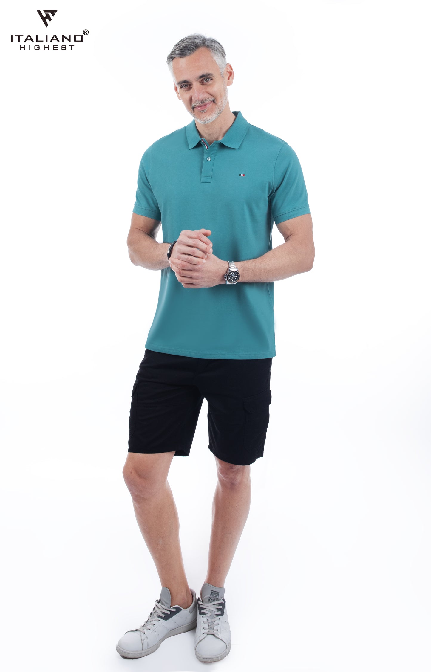 Men T-Shirt Polo Italiano ITSH320