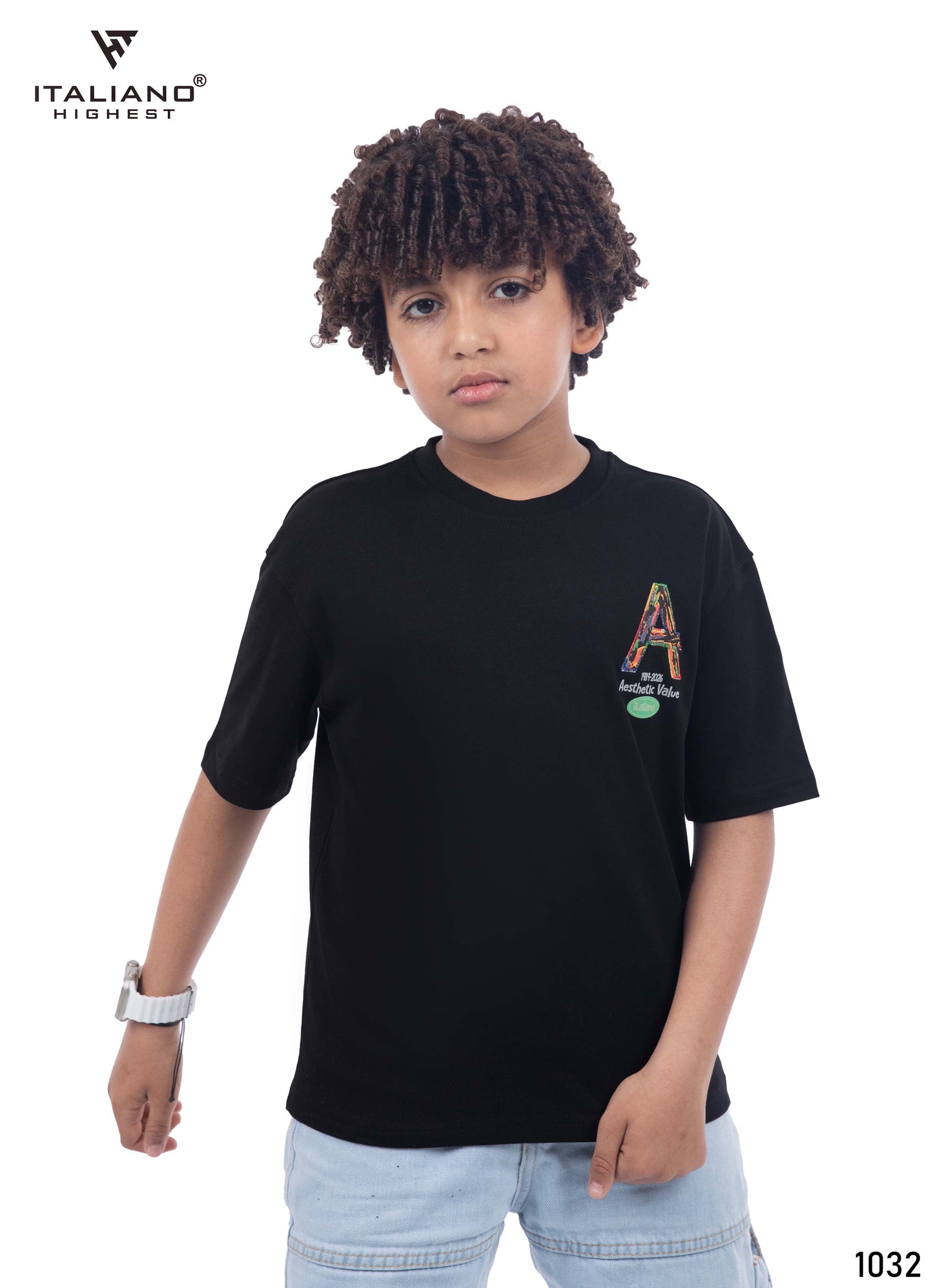 kids t-shirt oversize italiano itsh 1032