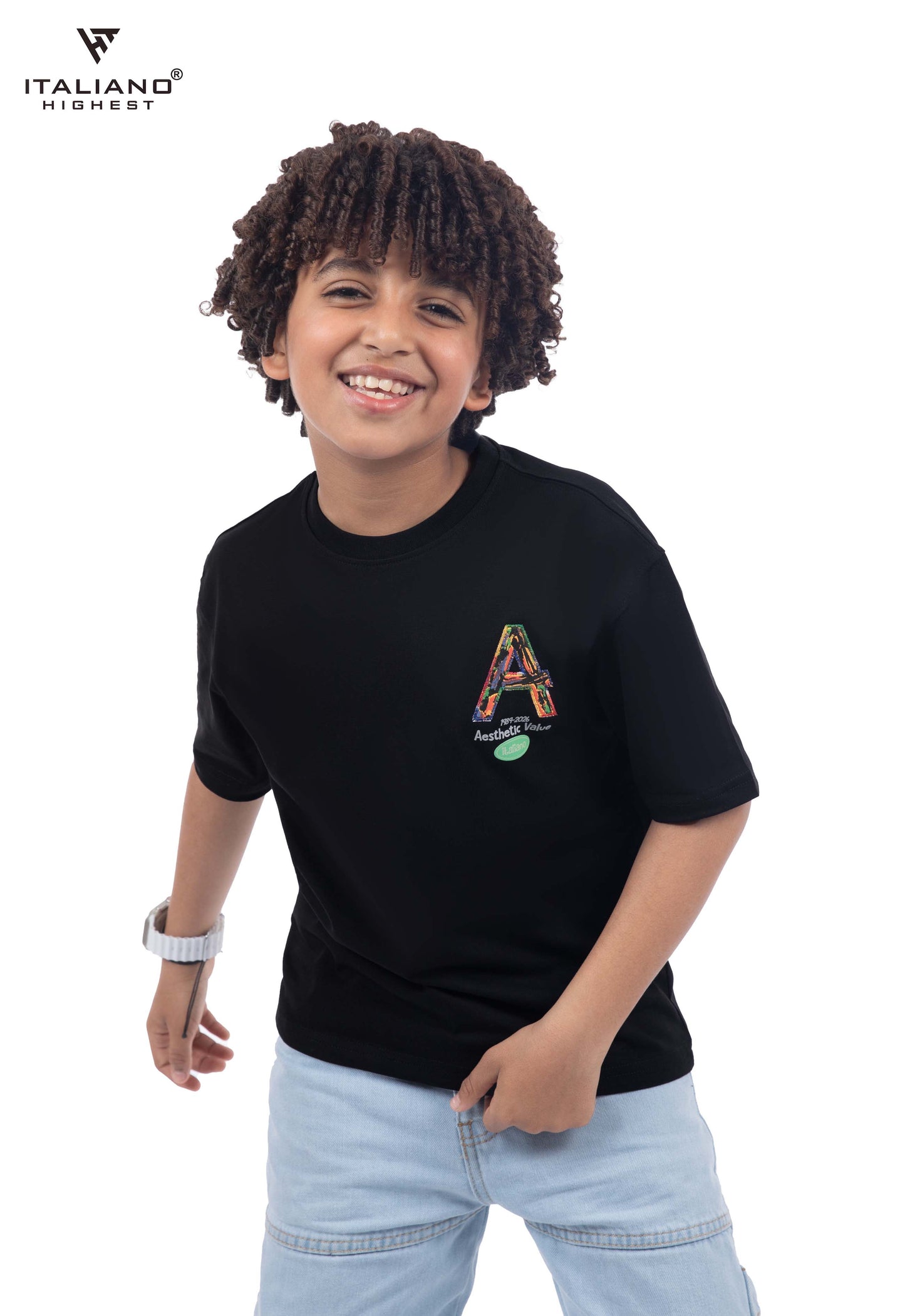 kids t-shirt oversize italiano itsh 1032