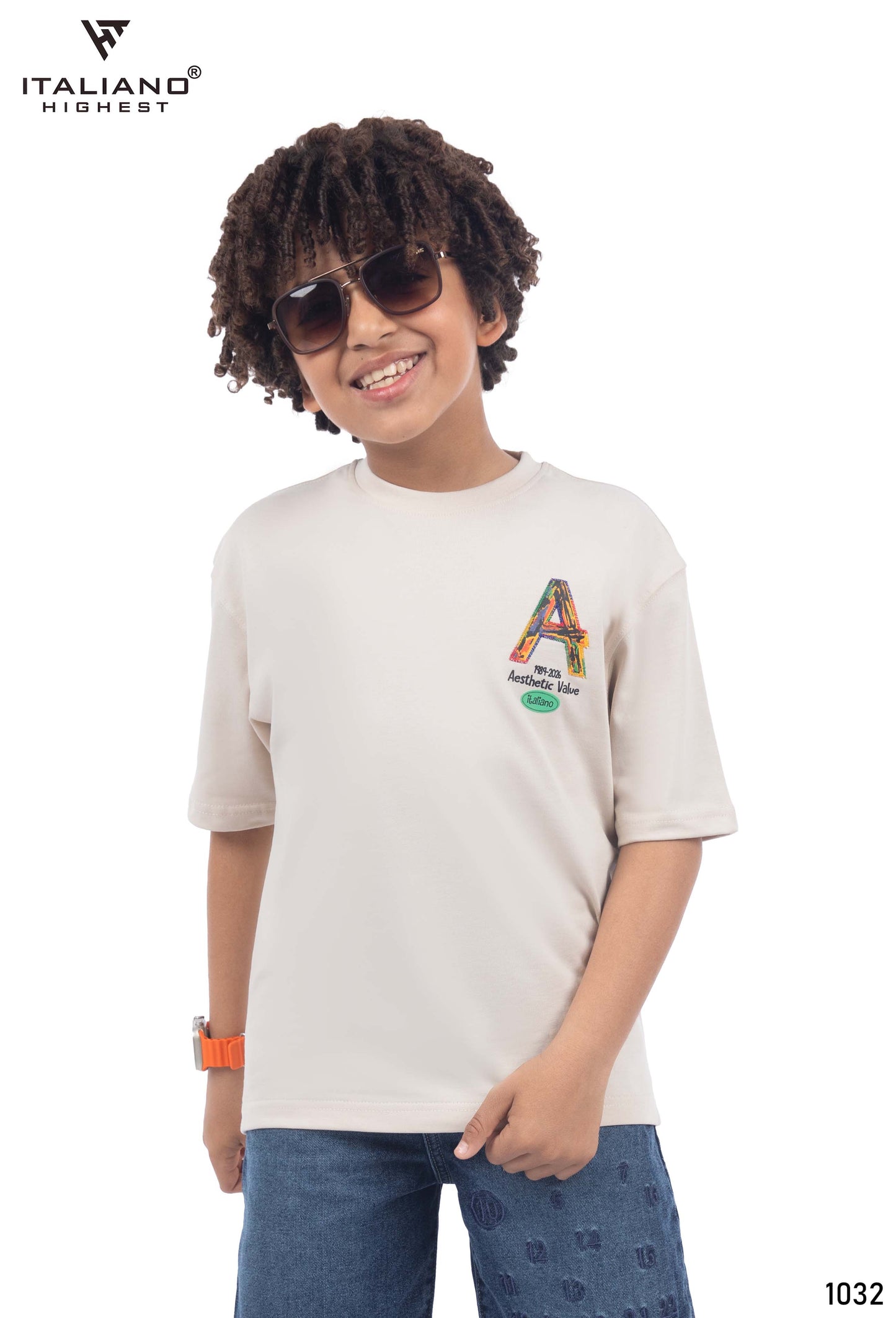 kids t-shirt oversize italiano itsh 1032
