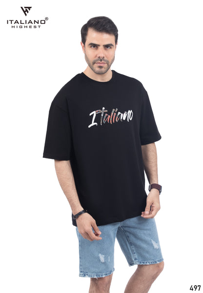 Men T-Shirt OverSize Italiano ITSH497