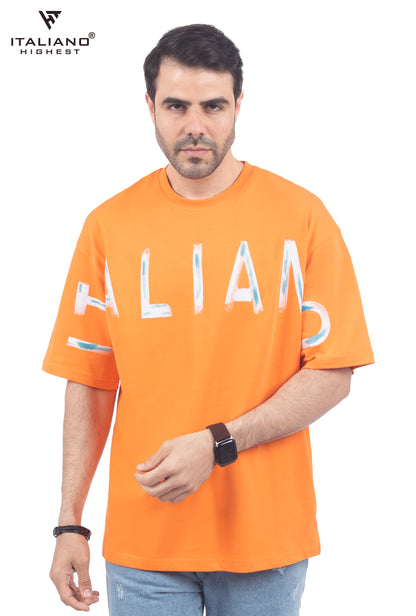 Men T-shirt Over size Italiano TS 453