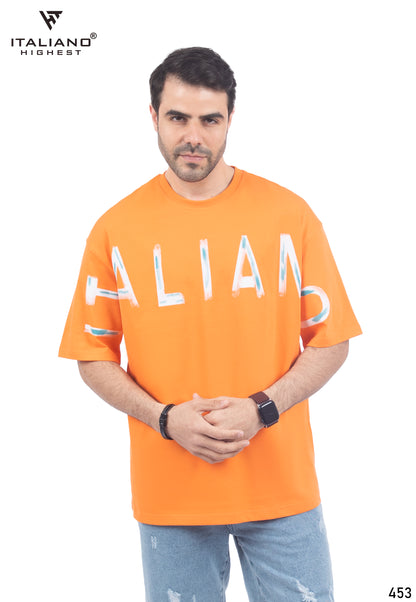 Men T-shirt Over size Italiano TS 453