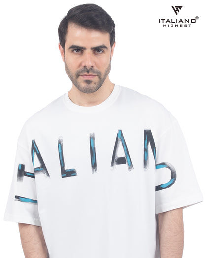 Men T-shirt Over size Italiano TS 453