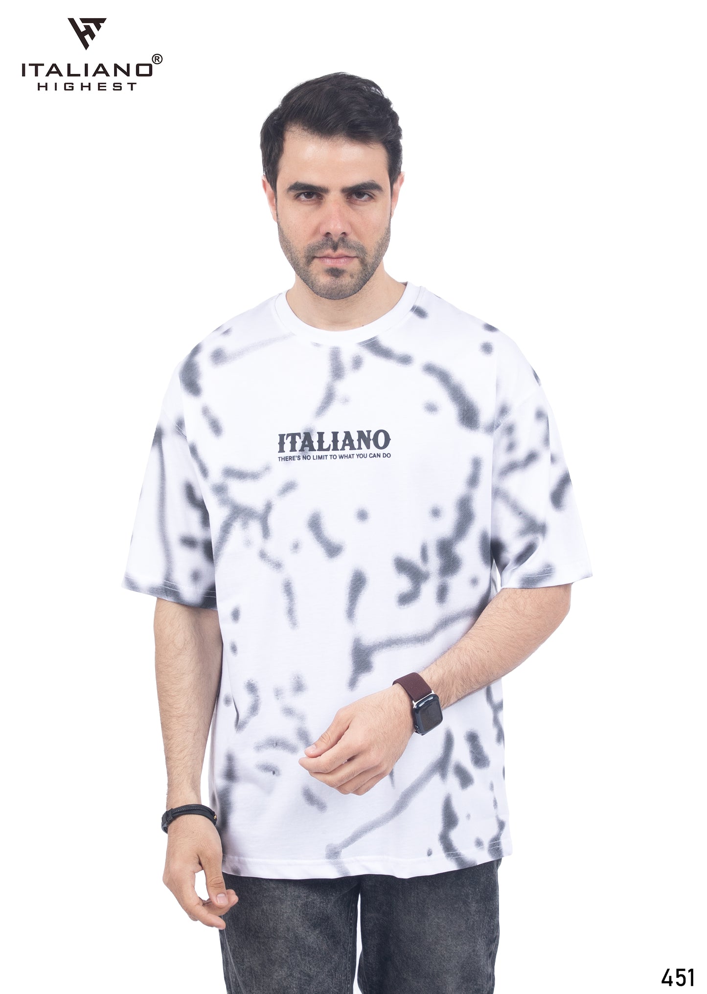 Men T-shirt Over size Italiano TS 451