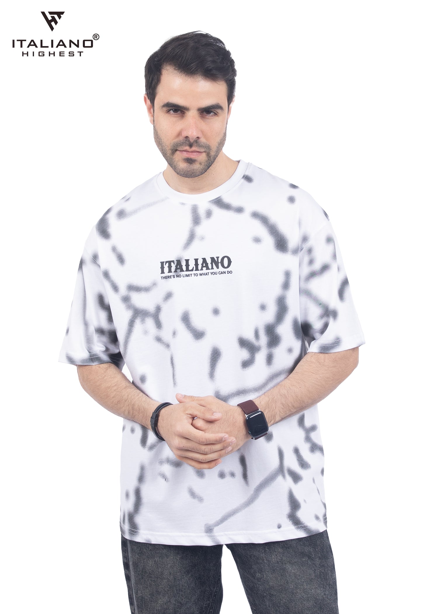 Men T-shirt Over size Italiano TS 451