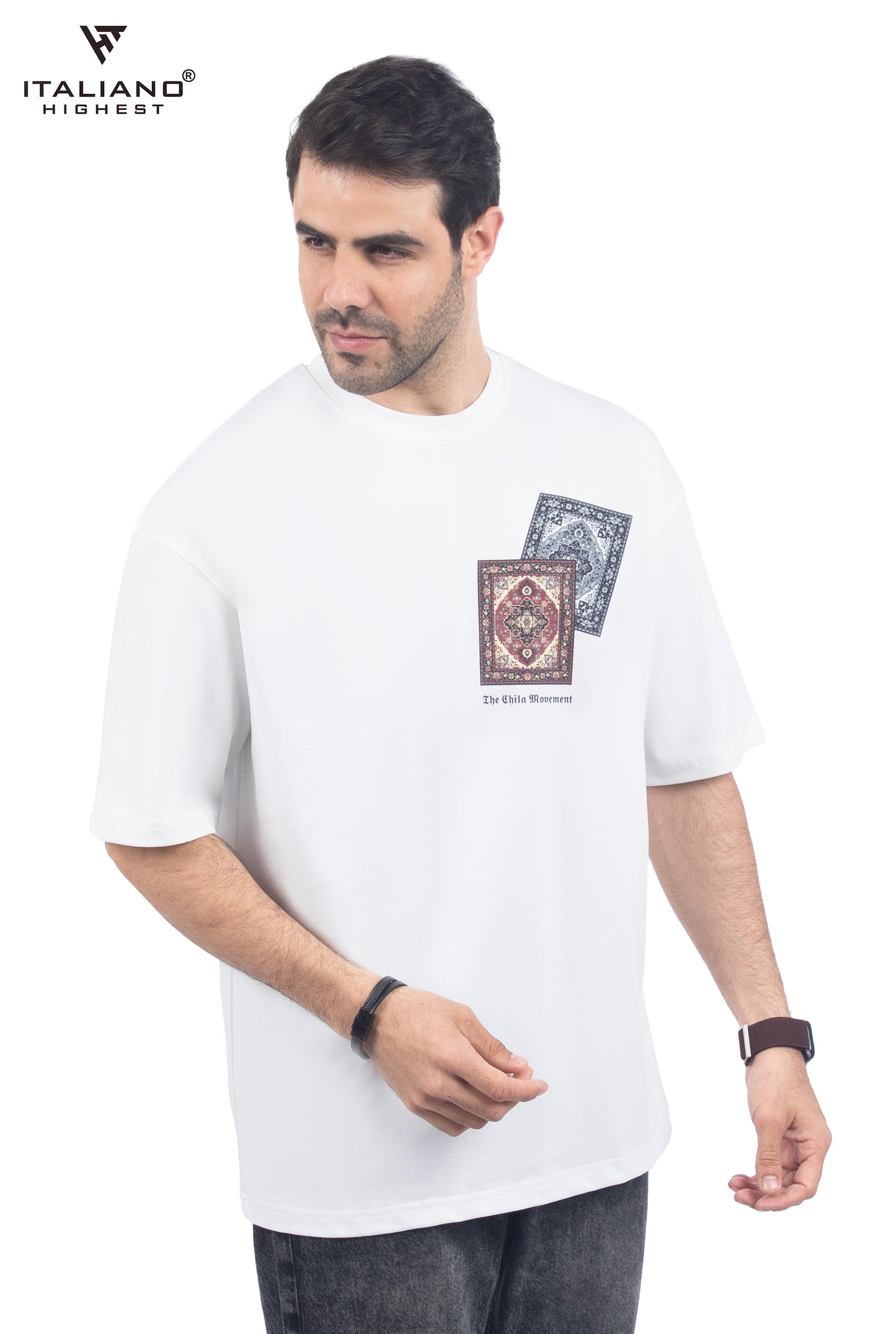 Men T-Shirt Italiano over size ITSH 434
