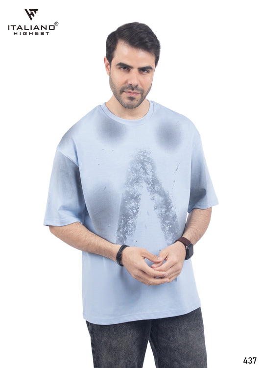 Men T-shirt Over size Italiano TS 437