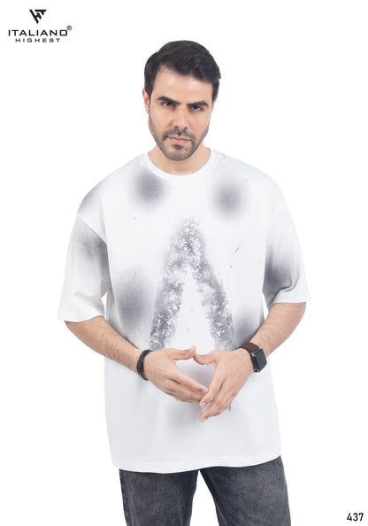 Men T-shirt Over size Italiano TS 437