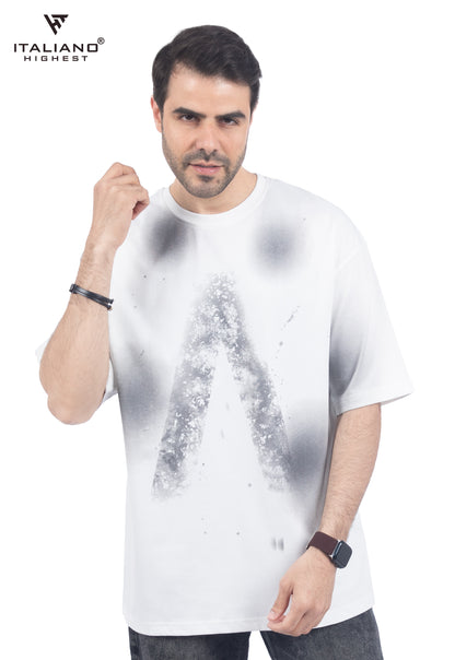 Men T-shirt Over size Italiano TS 437